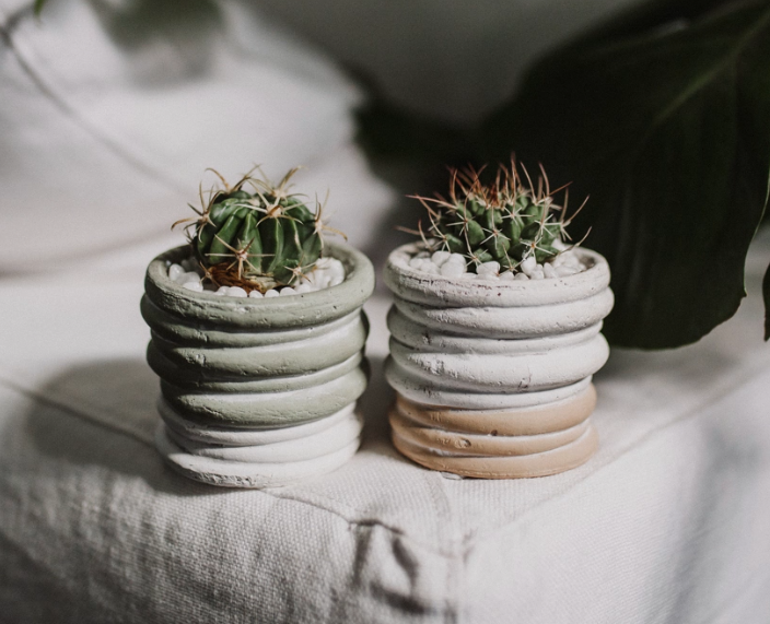 Two Toned Succulent Planter-image